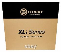 Crown Pro Xli800 600w 2 Canaux Dj/pa Amplificateur De Puissance XLI 800 + Casques