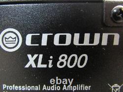 Crown XLI 800 Amplificateur De Puissance Audio Porfsional Amplificateur 450w 2 Channel Rackmount