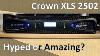 Crown Xls 2502 Amp Examen Assez Watts Pour Alimenter Un Vaisseau