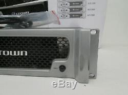Crown Xls1500 Pro Power Amplifier Etui Manuel