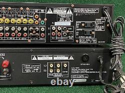 Définissez L'amplificateur D'alimentation Carver Av-405 Et Le Préamplificateur / Tuner Ct-29v Pro Logic A / V