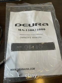 Deura Ma-4000 Amplificateur De Puissance Professionnel Microphone Op De 4000 Watts Menthe