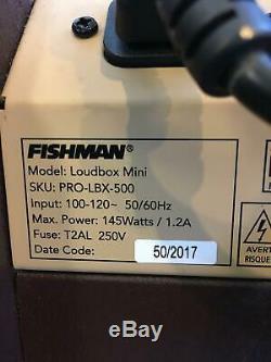 Fishman Prolbx500 Loudbox Mini Amplificateur De Puissance Acoustique 60w