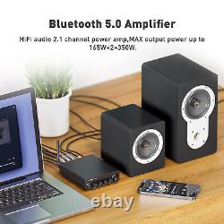 Fosi Audio Bt30d Pro 2.1 Amplificateur D'alimentation De Canal Récepteur Stéréo Audio Bluetooth