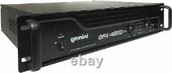 Gemini Pro Gpa-4800 4000w 2 Channel Power Dj Amplificateur 2u Rack Mount Stereo -uc