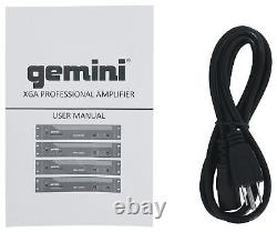 Gemini XGA-2000 Amplificateur de puissance sonore professionnel pour DJ/PA Live Sound de 2000 watts