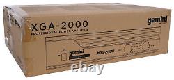 Gemini XGA-2000 Amplificateur de puissance sonore professionnel pour DJ/PA Live Sound de 2000 watts