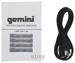 Gemini XGA-4000 Amplificateur de puissance professionnel pour DJ/PA Live Sound de 4000 watts