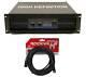 Gli Pro Pvx9000 10 000 Watt Amplificateur De Puissance Dj Amp Rack + Xlr Câble
