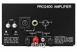 Hafler Pro 2400 amplificateur audio professionnel fabriqué aux États-Unis, sortie puissante