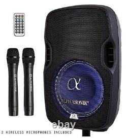 Haut-parleur Amplifié Alphasonik 8 Portable Rechargeable