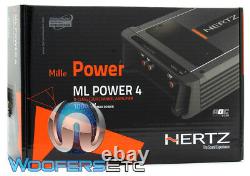 Hertz ML Power 4 Mille Pro High Energy Power 4 Amp Amp 4-canal 1000w Rms Amplificateur