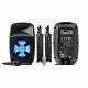 Ion Pro Glow Duo 8 Compact Haute Puissance 300w Pa Haut-parleur Bluetooth Bi-amplified