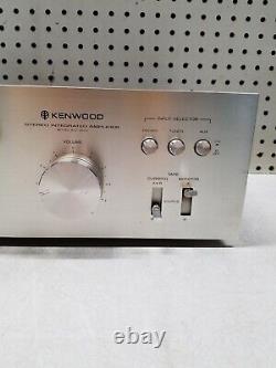 Kenwood Ka-3500 Amplificateur Intégré Stereo Essai De Travail Pro Audio