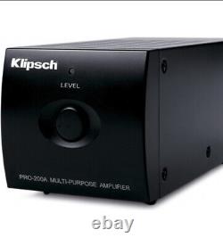 Klipsch Pro-200a Amplificateur Stéréo Multi-usage 200w Amp Subwoofer Dayton Jamo