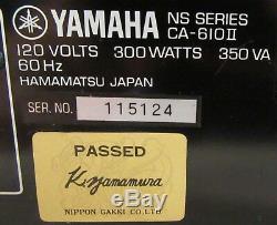 L'amplificateur Yamaha Ca-610ii Fonctionne Excellent État Des Del