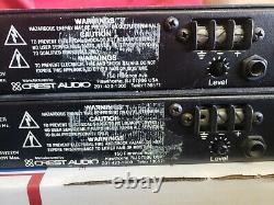 Lot De 2 Crest 1501a Professional Power Amplificateurs Listing Est Pour 2 Amplificateurs