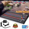 Mixeur Audio Professionnel 8/12/16 Amplificateur De Mixage De Puissance Channel Live Studio Usa