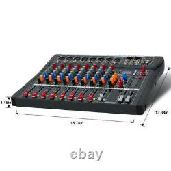 Mixeur Audio Professionnel 8/12/16 Amplificateur De Mixage De Puissance Channel Live Studio USA