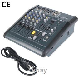 Mixeur amplificateur professionnel alimenté 180W RMS 4 canaux avec 16 DSP