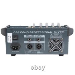 Mixeur amplificateur professionnel alimenté 180W RMS 4 canaux avec 16 DSP