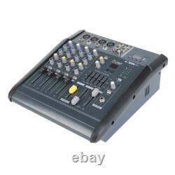 Mixeur amplificateur professionnel alimenté 180W RMS 4 canaux avec 16 DSP