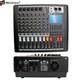 Mixeur Amplifié Pro 8 Canaux 700w Avec Amplificateur De Mixage 99dsp Usb 110v-240v