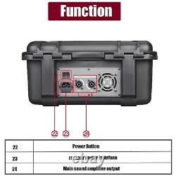 Mixeur professionnel amplifié 1000W 8 canaux Amplificateur de mixage 320DSP USB