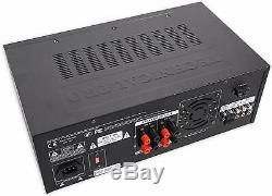 Mm3000 Pro Technique Microphone Mixer Bluetooth Powered Amplificateur Amp Sd, Usb