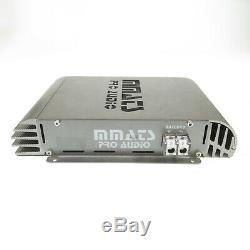 Mmats Pro D1100.2 Audio 2 Canaux Amplificateur De Puissance Stéréo De Voiture, 550 X 2 @ 2