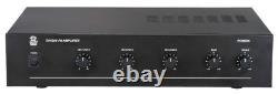 Nouvel amplificateur de puissance Pyle PCM60A de 100 watts avec sortie 25 et 70 volts DJ Pro Audio