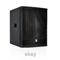 PRORECK SP-15X Caisson de basses actif alimenté PA DJ de 15 pouces 2000W avec amplificateur de classe D