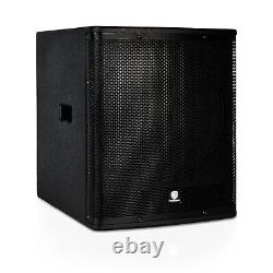 PRORECK SP-18X Caisson de basse actif alimenté PA DJ de 18 pouces 3000W avec amplificateur de classe D