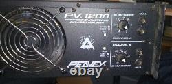 Peavey 1200 600w X 2 Pouvoirs Professionnels D'amplificateur De Puissance Stéréo Sur Le Travail