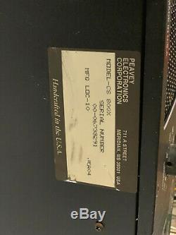 Peavey Cs800x 1200w Professional Amplificateur De Puissance Stéréo Amp Noir Made In USA