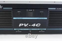 Peavey Pv-4c Puissance Stéréo Professionnel Amplificateur 250 Watts X 2 Made In USA