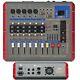 Pro 1200w Power Amplificateur 7 Channel Audio Mixer Mixing Console Bluetooth Usb Dsp