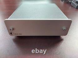 Pro-ject Audio Phono Box DC Mm/mc Phono Preamp Avec Line Output Silver