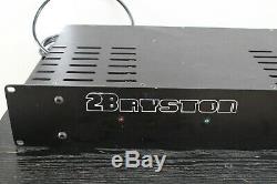 Puissance Vintage Serviced Bryston 2b Pro Amplificateur Stéréo Entrées Symétriques Xlr