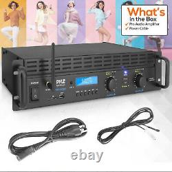 Pyle 1000w 2 Canal Bluetooth Pro Professional Home Office Power Amp Amplificateur