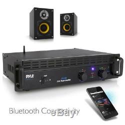 Pyle 1000w Amplificateur D'amplificateur De Puissance Professionnel Bluetooth Pro À 2 Canaux Bluetooth Pro