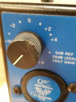 QSC 1400 Noir XLR Amplificateur de Puissance Audio Stéréo Professionnel de 400 Watts pour Pièces