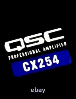 QSC CX254-4 X 250 Watts par canal - Amplificateur de puissance professionnel