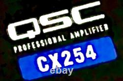 QSC CX254 - Quatre canaux à 250 watts par canal - Amplificateur de puissance professionnel