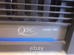 Qsc 1400 Rackmount Amplifieur De Puissance Professionnel 300withch @ 4ohms Fonctionne Grand