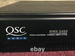 Qsc Audio Rmx 2450 Amplificateur De Puissance Professionnel 2 Canaux