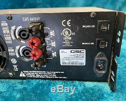 Qsc Audio Stéréo Amp Rmx 4050hd Pro Power Amplifier Double Monaural Alimentation 1300with4