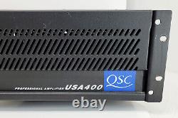 Qsc Audio USA 400 Usa400 Amplificateur De Puissance De Montage De Rack Professionnel 2 Canaux 400w