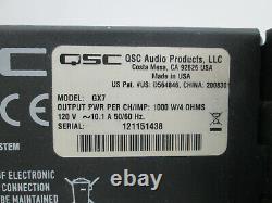 Qsc Gx-7 Gx Series Professional 2-ch Stereo Power Amp 725withch @ 8-ohms 1000w @ 4