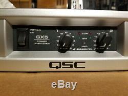 Qsc Gx5 500w Amplificateur De Puissance Professionnel Nettoyé Entièrement Fonctionnel Testée